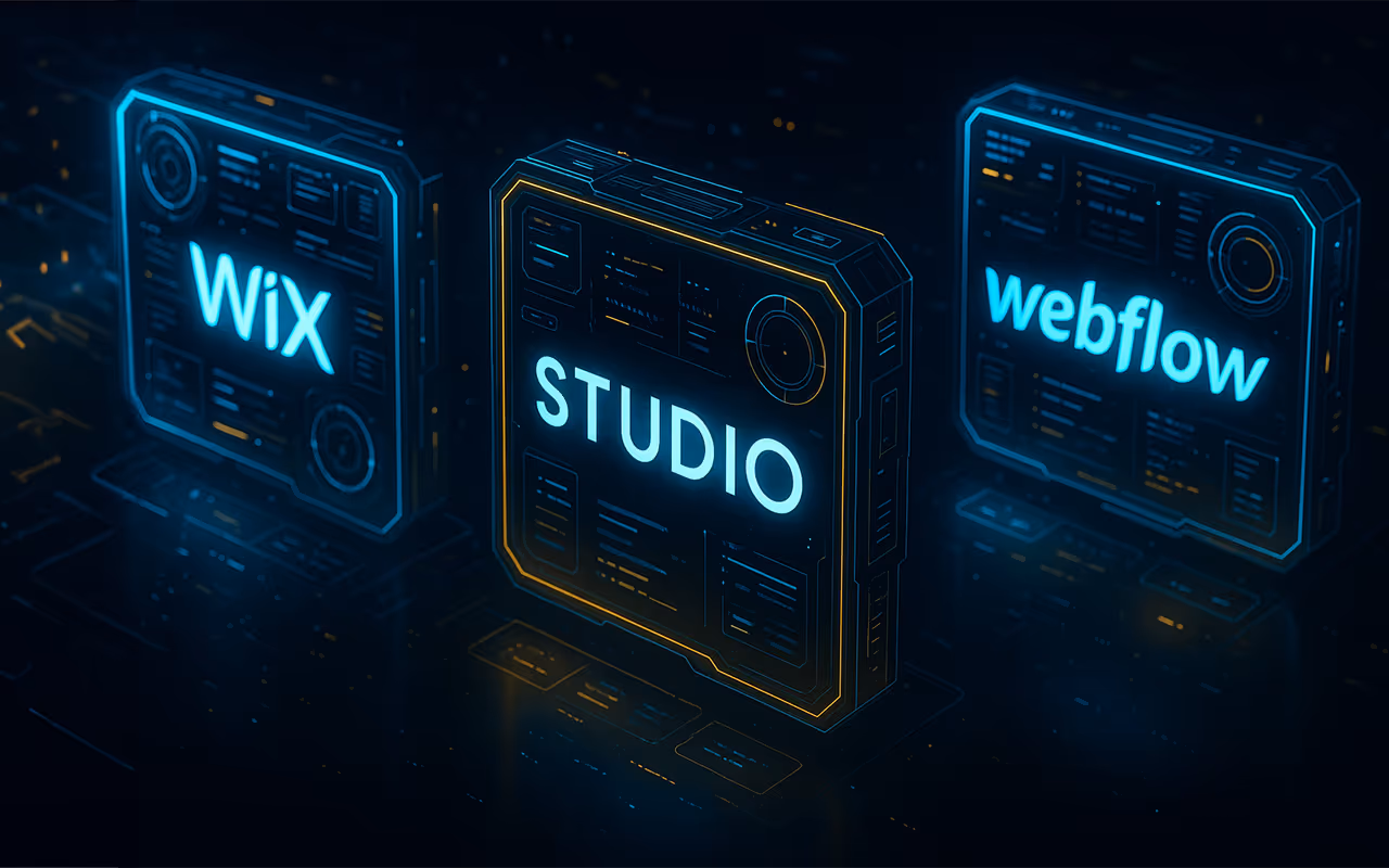 Wix・STUDIO・Webflowの比較表